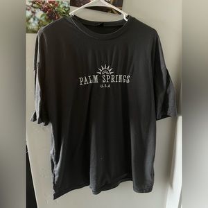 shein oversized palm springs tee